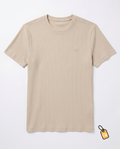 CALVIN KLEIN - Short Sleeve Stretch Ribbed Tee