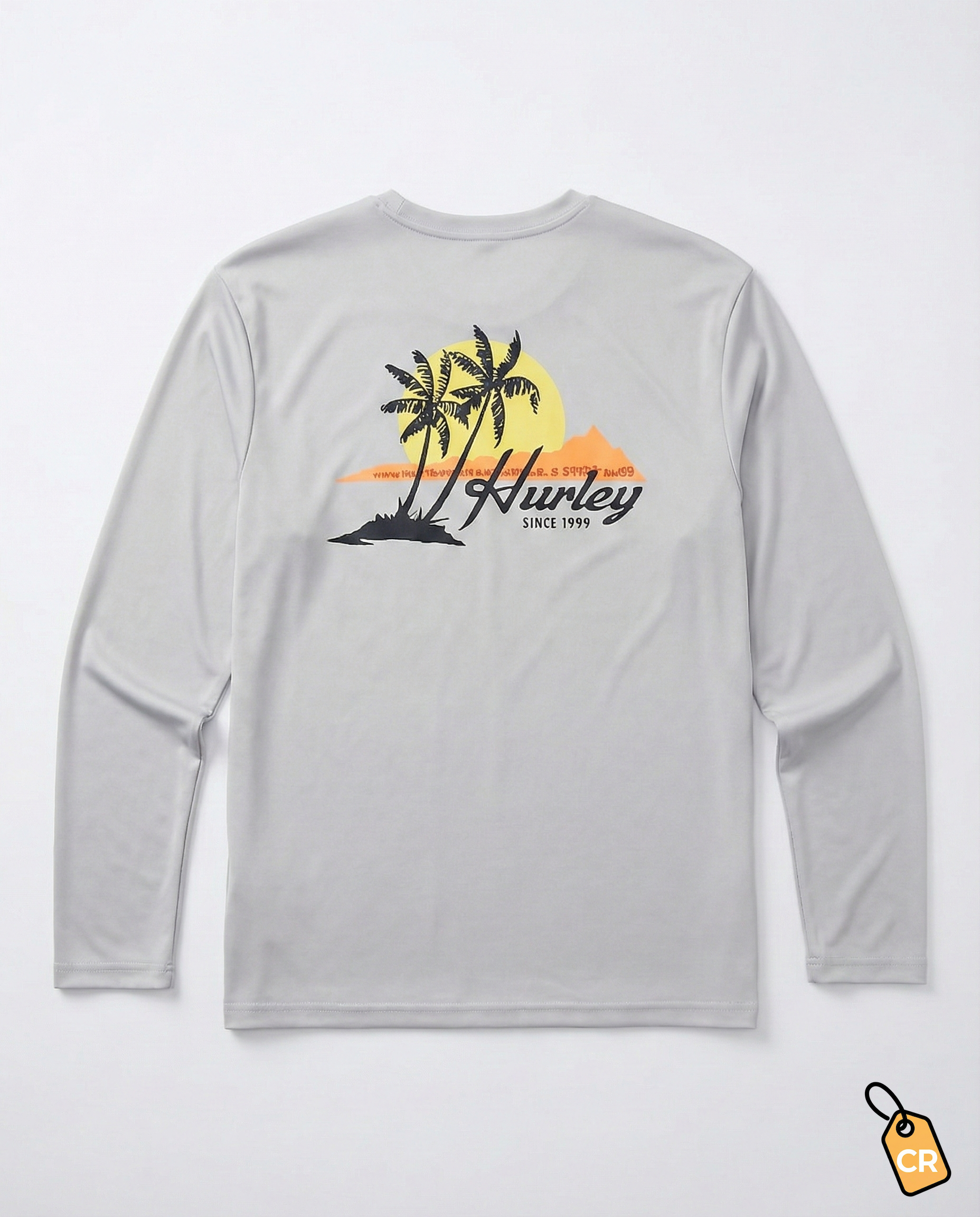 Playera de Manga Larga Gris