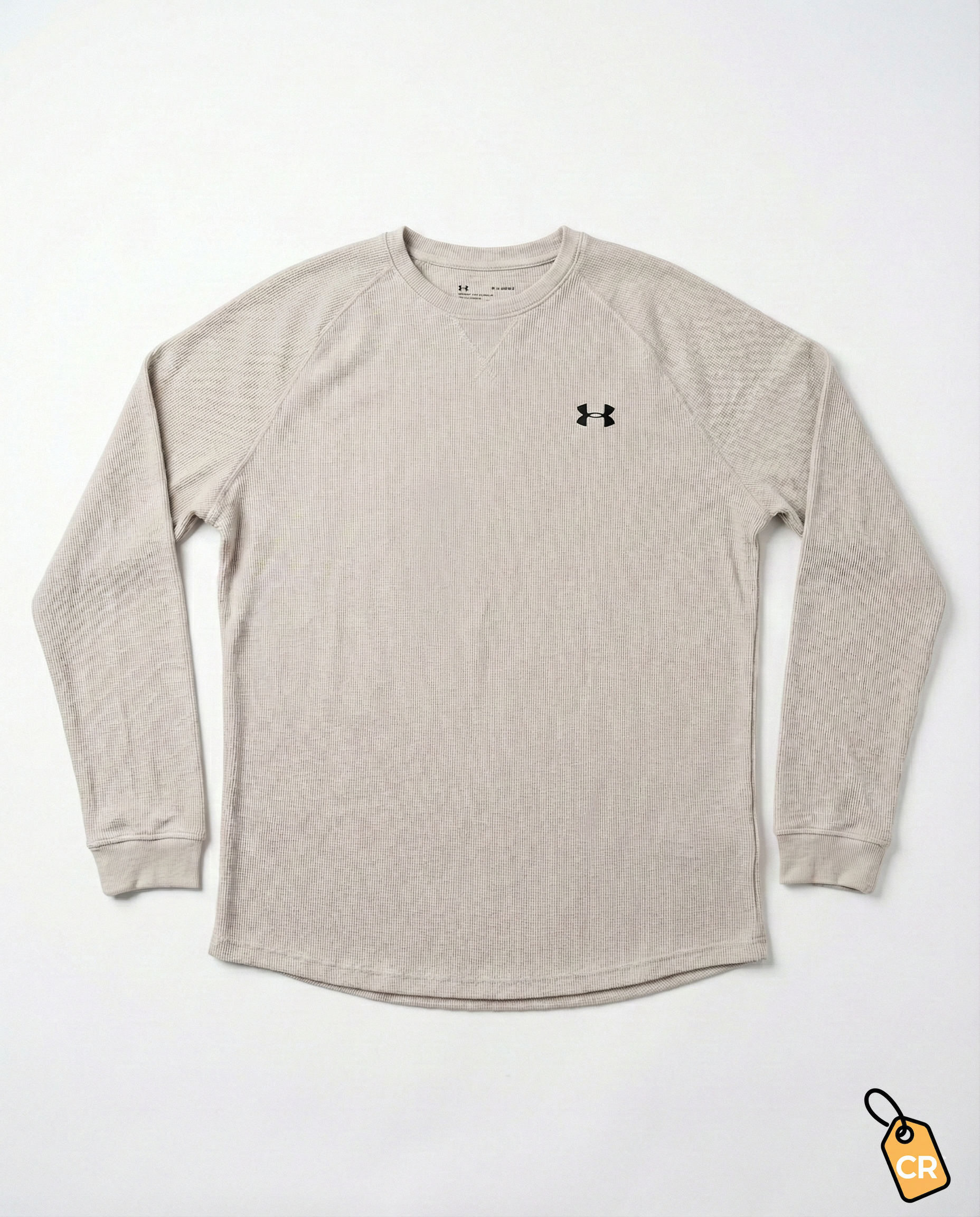 Camiseta Waffle Crew Beige