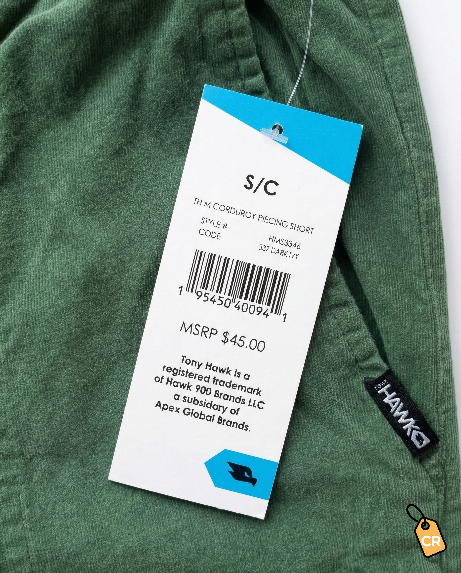 Short Corduroy Dark Ivy