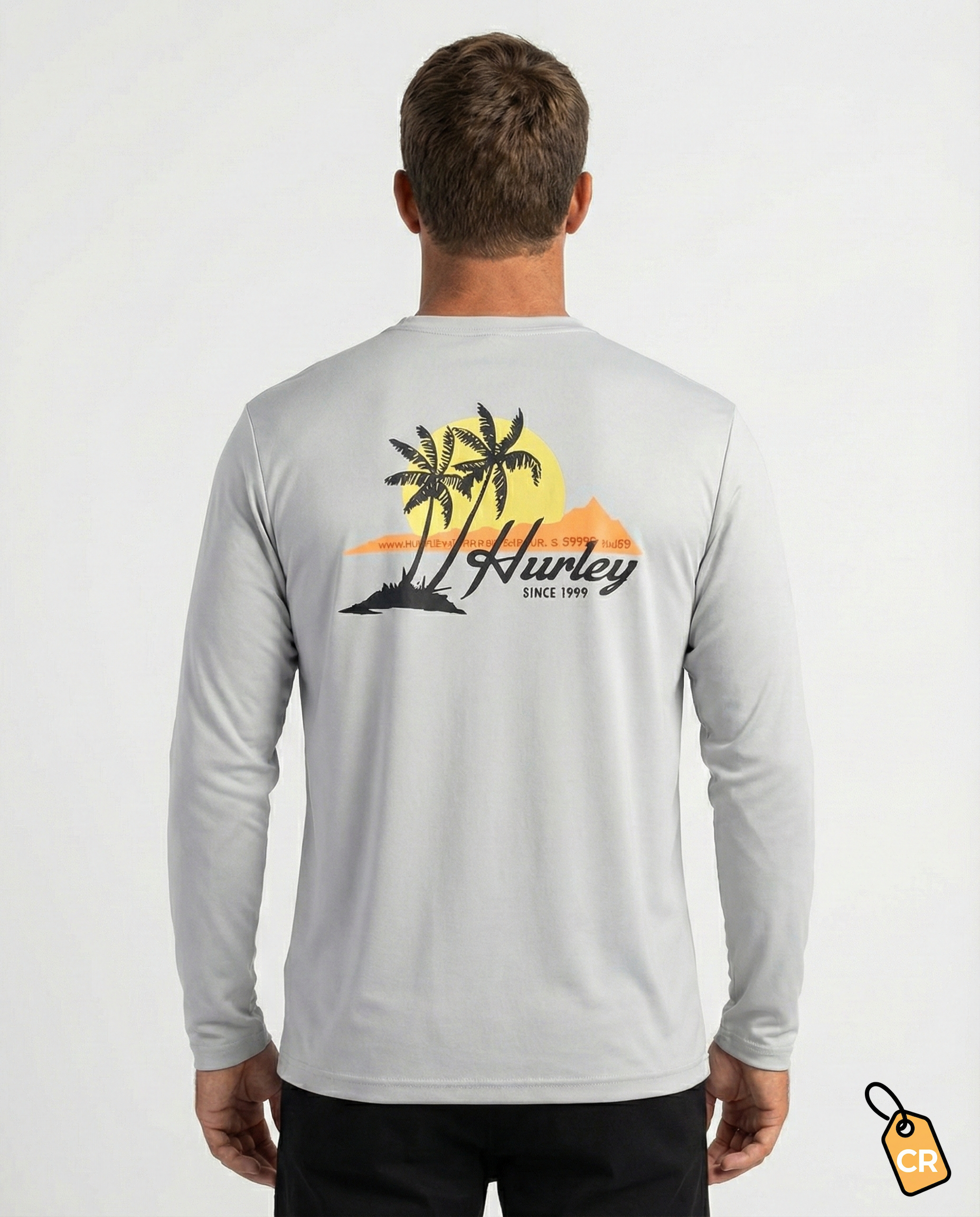 Playera de Manga Larga Gris