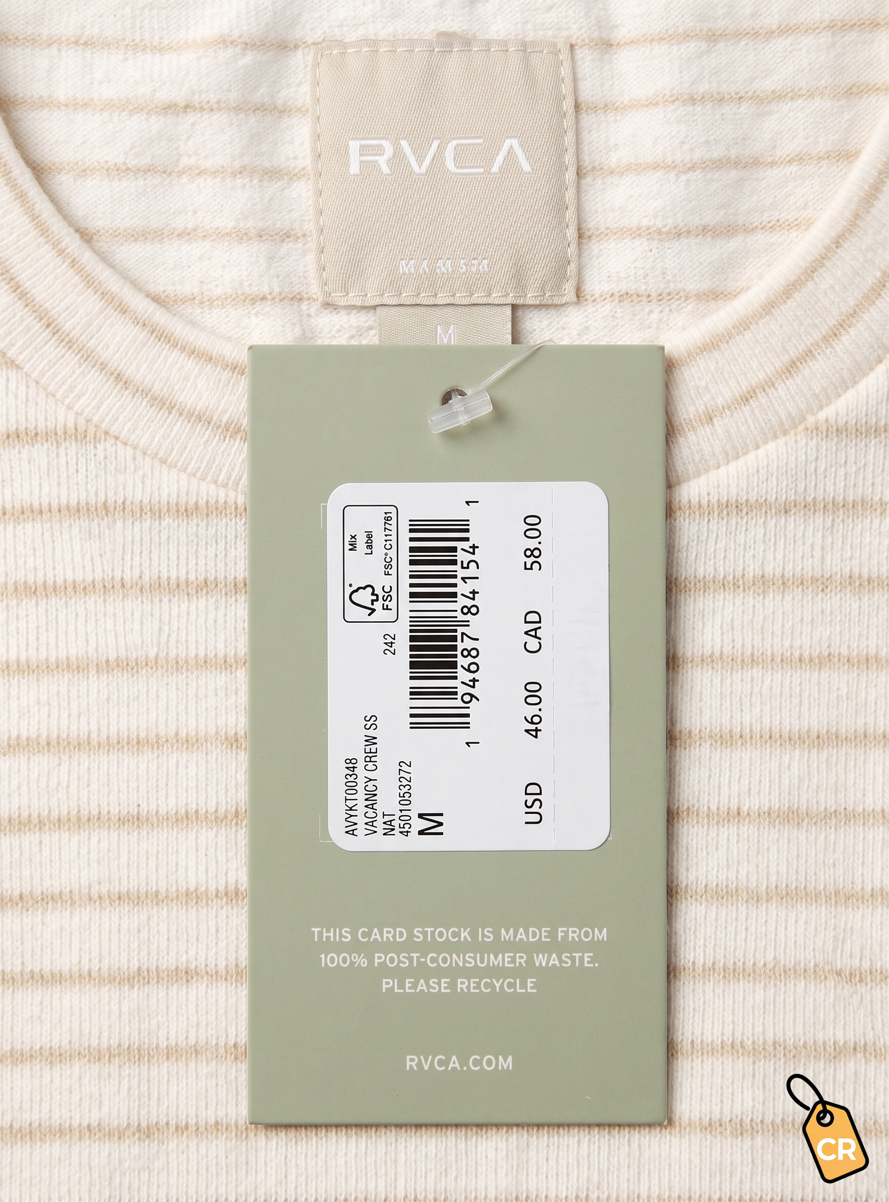 RVCA - VAcancy Crew Neck Short Sleeve Top