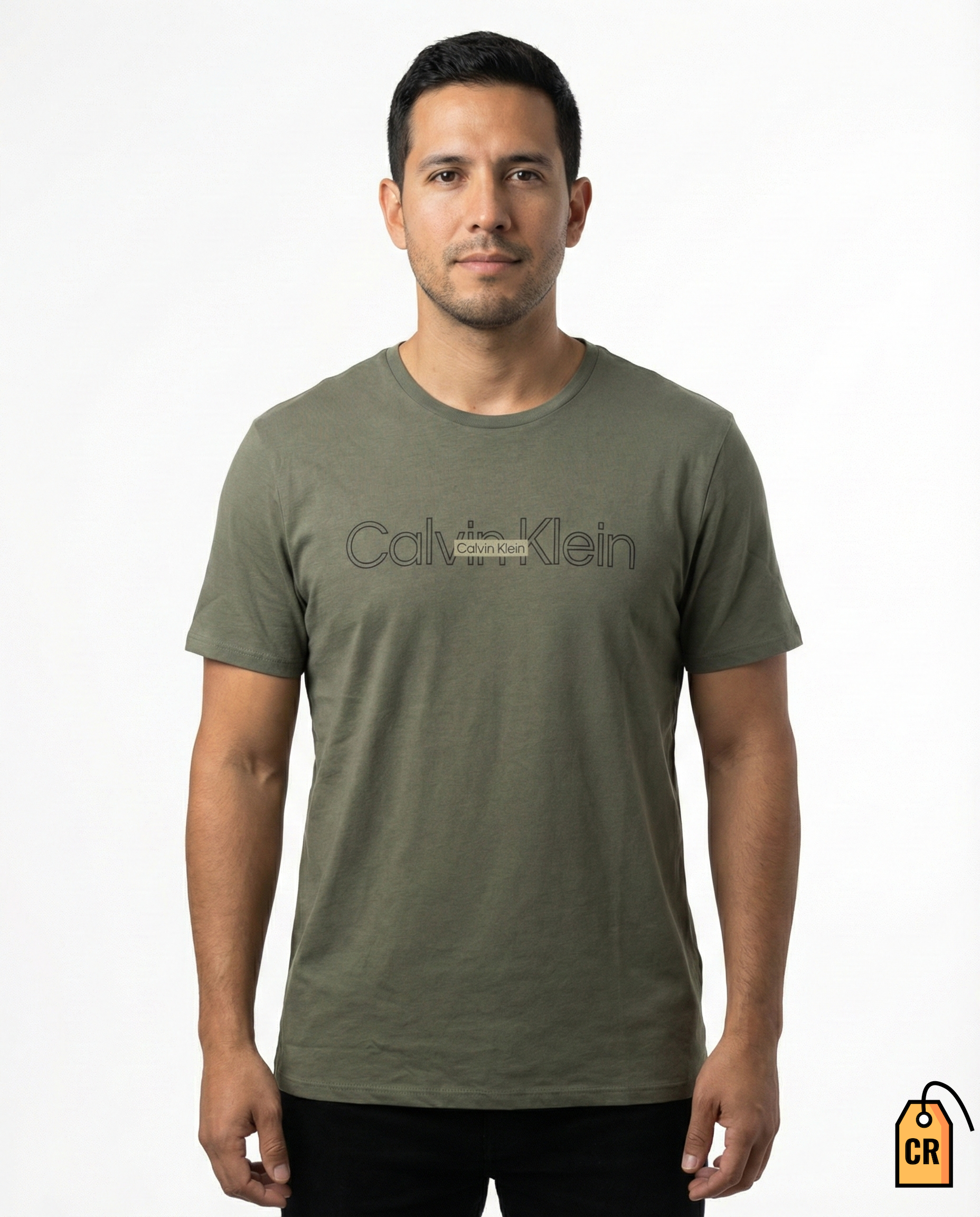 T-Shirt Logo Verde Oliva