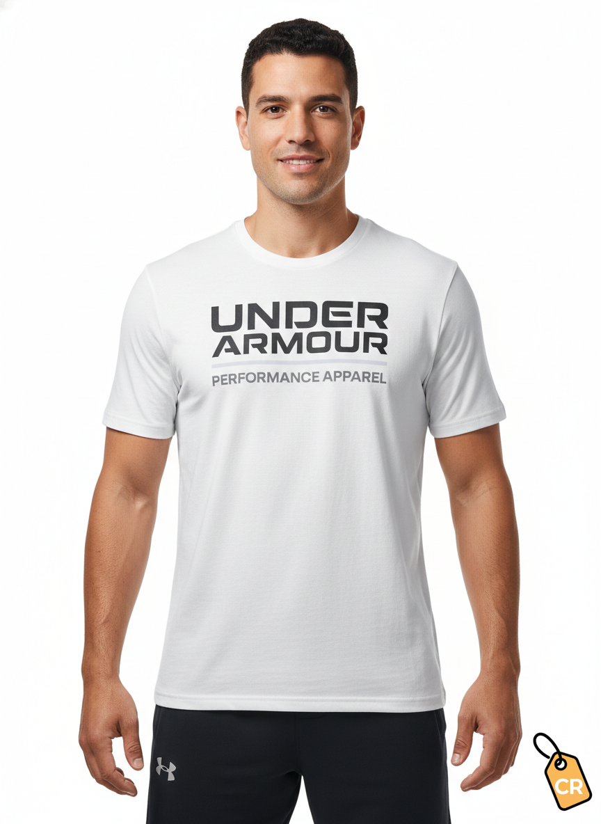 Camiseta Wordmark Blanca Performance