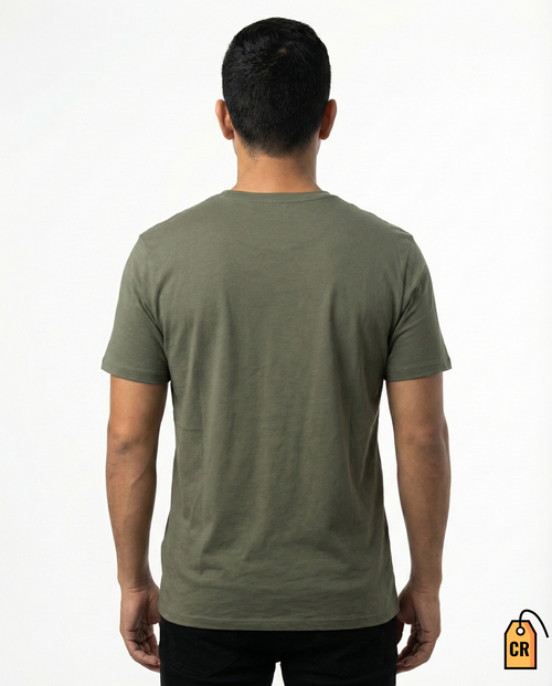 CALVIN KLEIN - T-Shirt Logo Verde Oliva