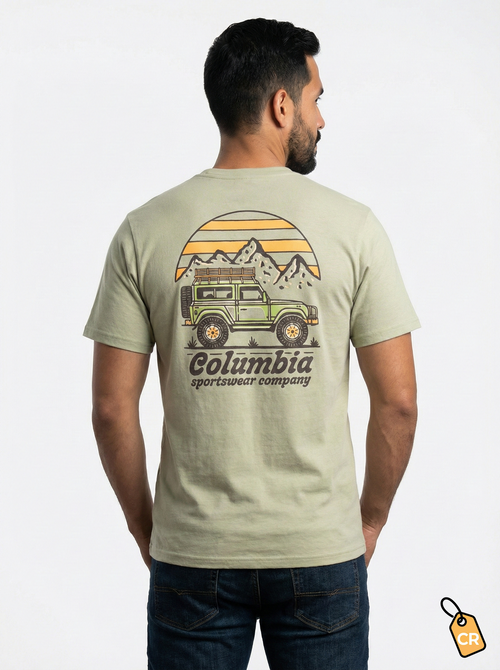 COLUMBIA - Camiseta Graphic Adventure Sage