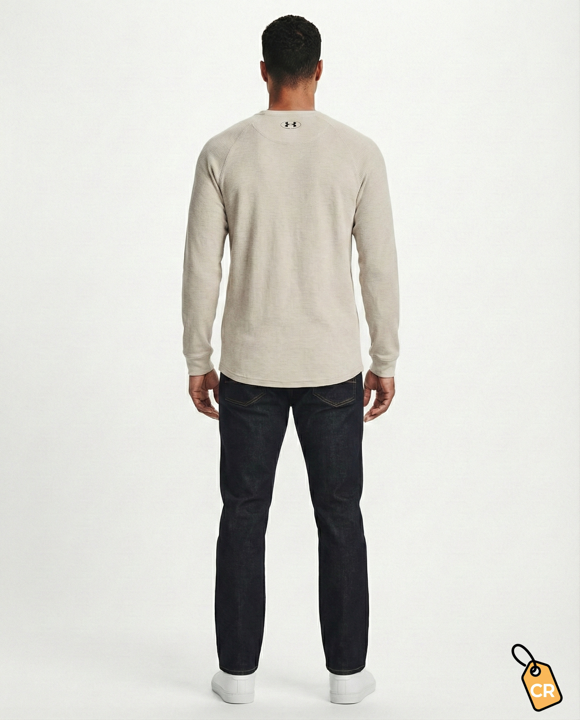 Camiseta Waffle Crew Beige