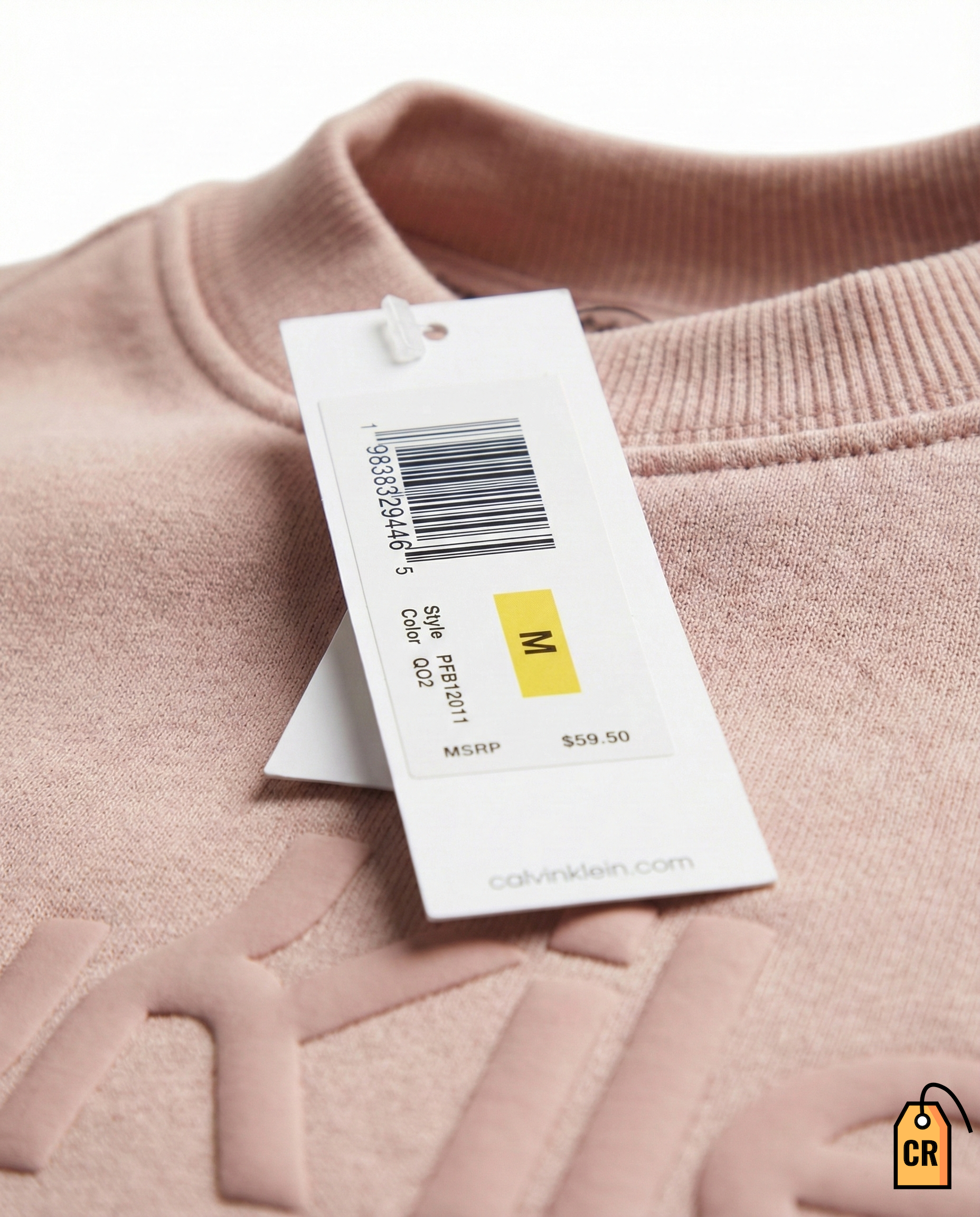 Swaetshirt pink logo relieve