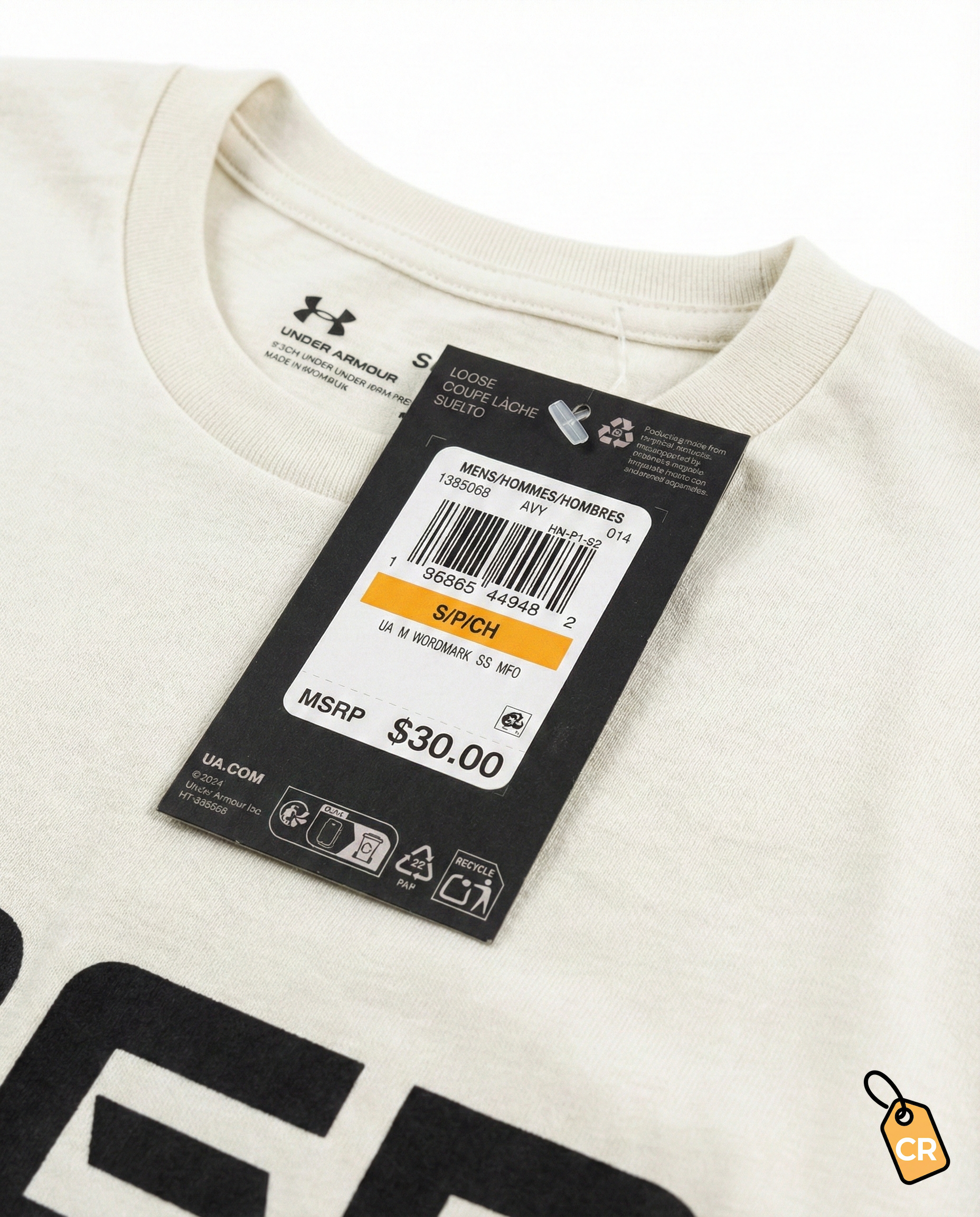 Camiseta Wordmark Blanca Performance