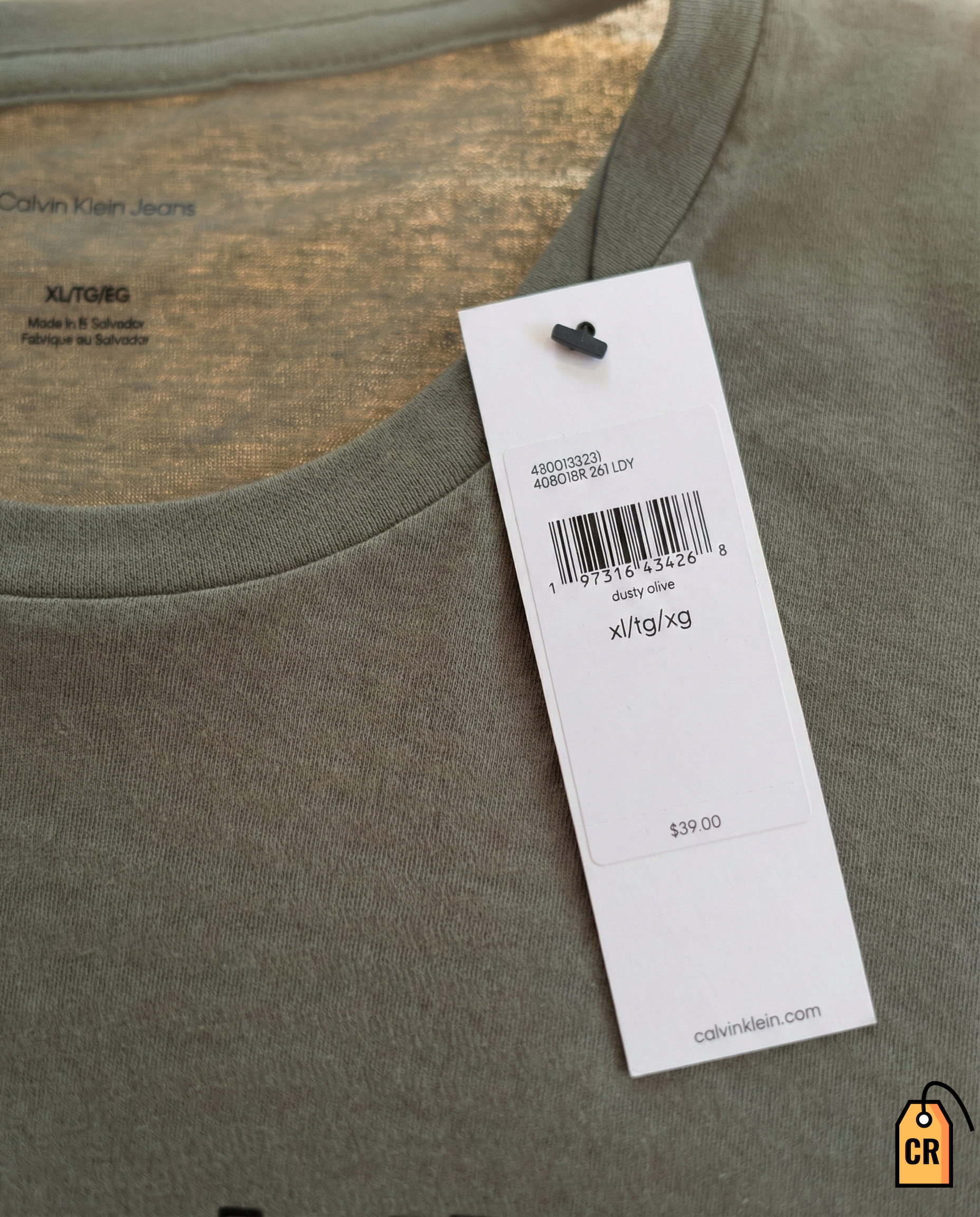 T-Shirt Logo Verde Oliva